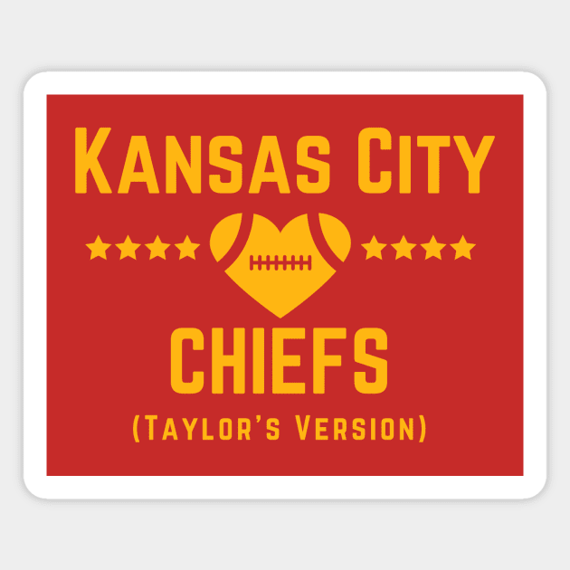 Chiefs Taylor's Verson Magnet by capesandrollerskates 